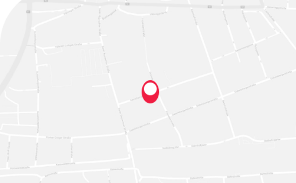 Karte mit Pin in der Kempfstraße 23 Klagenfurt